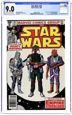 Star Wars #42N Variante Newsstand CGC 9.0 1980 3878111009 1° Fumetto Boba Fett