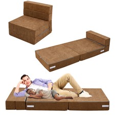 MOPHOTO Divano Letto Pieghevole Ospiti Divano Letto Pieghevole Divano Materasso 63x25,6x6 in