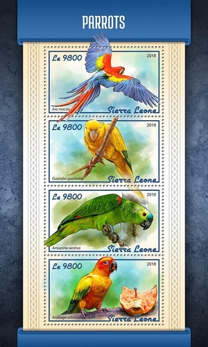 Francobolli pappagalli mnh - francobolli,