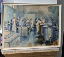 RAIMONDI ALDO (1902 - 1998)   Acquarello su cartone. Cm 70,00 x 50,0 Strepitoso!