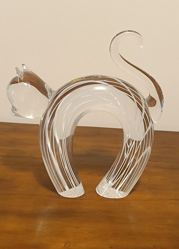 Scultura gatto vetro - di,