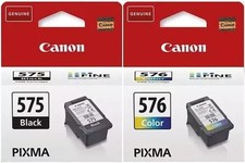 KIT PROMO Canon PG-575 CL-576 ORIGINALI cartucce nera e colore TS3550i TR4750i
