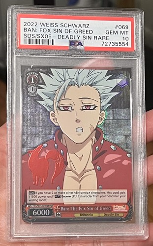 Weiss schwarz seven deadly - schwarz,