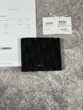 Black Dior Oblique Bifold