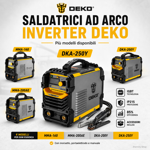 Saldatrice inverter deko mma - deko,