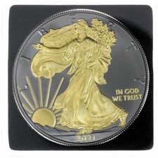 1 oncia argento Golden Enigma