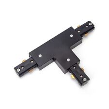 Connettore a T per binario elettrificato monofase 3 fili (F) (N)  +  (T) nero