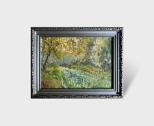 Dipinto olio stagno pittore