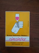 BIRRERIA PANINOTECA GELATERIA CINCIBAR - GROTTAMMARE (AP) - ADESIVO