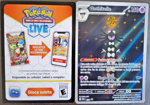 Pokemon card gothitelle - card,,