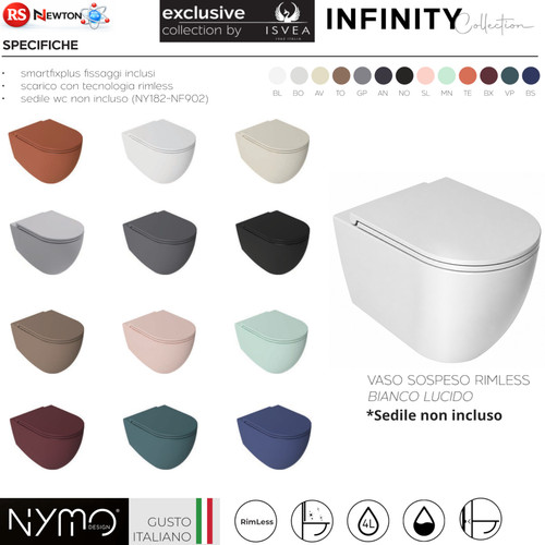 Sanitari bagno sospesi nymo - sospesi,