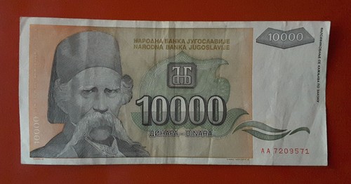 Banconota 10000 dinara 1993 - 10000,