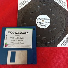 Indiana Jones and The Fate Of Atlantis Action  Game AMIGA CTO Versione Italiana 