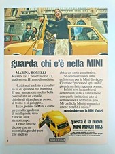 Pubblicità advertising vintage auto MINI MINOR MK3 INNOCENTI grande formato 1970