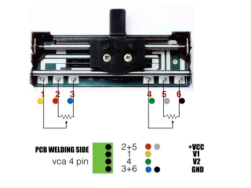 Ricambio crossfader innofader - crossfader,