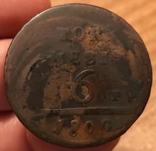 Coin tornesi 1800 - 6, kingdom