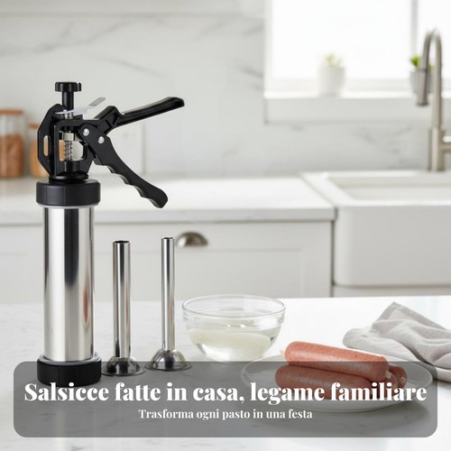 Insaccatrice manuale acciaio - manuale,