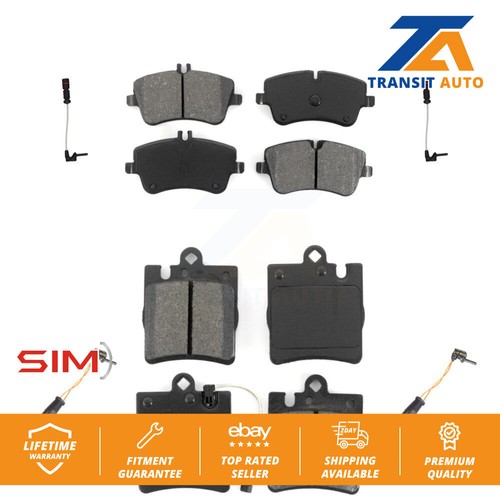 Front rear semi metallic disc - rear,