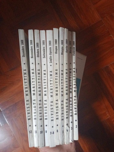 Rivista marittima 10 numeri - rivista,