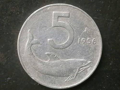 Repubblica moneta lire - repubblica, 5