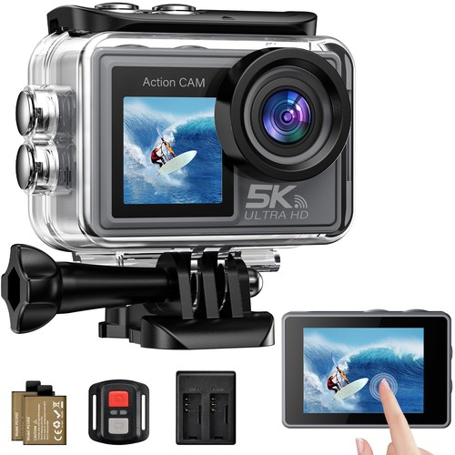 Ruycllo action cam 50mp - cam, 5k/4k