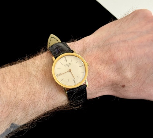 Longines 18k solid gold - longines,