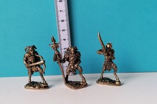 Set 3 miniature in bronzo