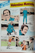 VITA E STORIA VALENTINO MAZZOLA GRANDE TORINO FUMETTO INEDITO IL GIORNALINO 1982