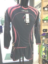 Kit Portiere Legea Calcio Calcetto Grigio Rosa Completo Rostock Taglie M e L