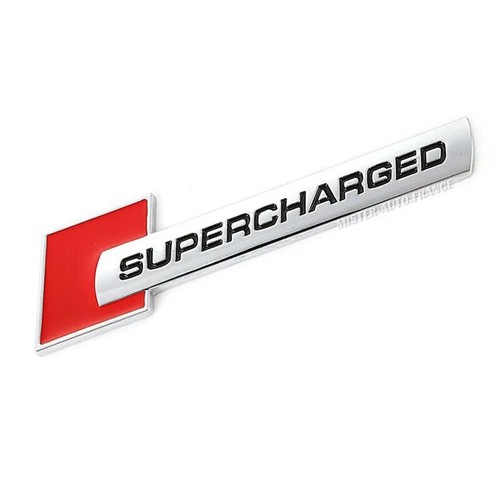 Embleme supercharged metal - supercharged,