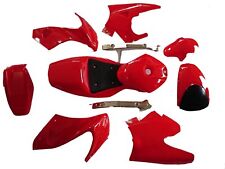 Kit carene completo rosso con sella Pocket Bike HMParts