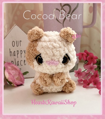 Cute handmade cocoa - handmade, bear