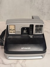 Pellicola pieghevole Polaroid One 600 fotocamera ultra istantanea - nero e argento - non testata