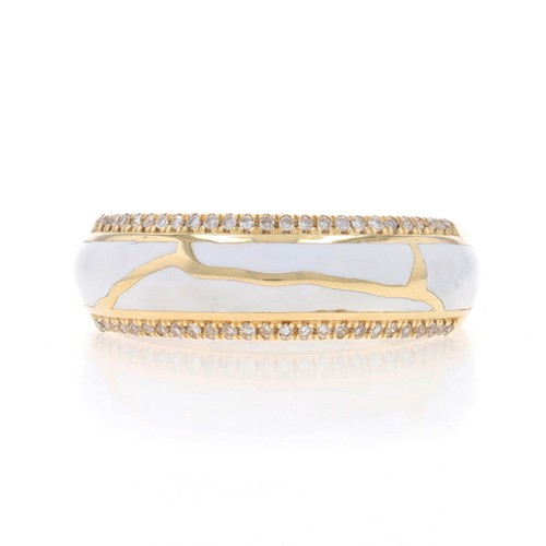 Oro giallo diamante smalto - giallo,