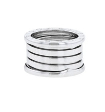 Anello B.Zero1 Bulgari in oro bianco 18 carati 5 fasce misura 51/11
