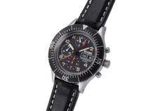 Orologio SINN Military Chronograph 156.B Beams Limited Uomo Automatico Nero Vintage