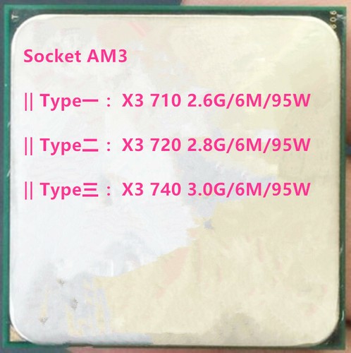 Cpu amd phenom triple core - cpu, triple-core