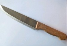 Vecchio coltello macellaio - vecchio,