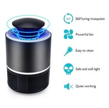 Aspiratore Lampada Led Anti Zanzare Zanzariera Elettrica Trappola Zanzara Usb