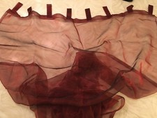 Tenda in organza Bordeaux 140 x 295
