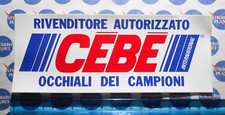 ADESIVO STICKER VINTAGE AUTOCOLLANT AUFKLEBER CEBE OCCHIALI DA CAMPIONI ANNI'80