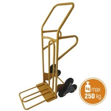 CARRELLO SALISCALE CON MANIGLIONE PER GRADINO 6 RUOTE PORTATA KG.250