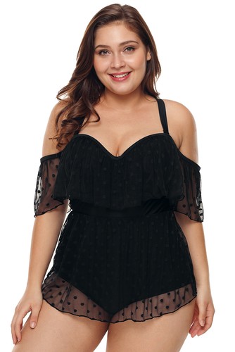 Costume bagno nero rétro - costume,