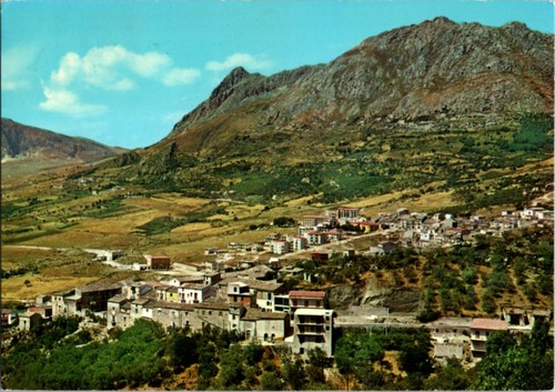 Cartolina piana degli albanesi - cartolina,