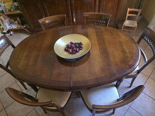 Tavolo ovale legno massello - ovale, in