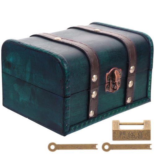 Retro wooden jewelry box - wooden,