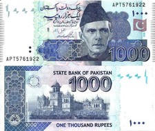 Pakistan 1000 rupie - , p-50t