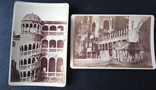 VENEZIA TORRE MINELLI INTERNO S. MARCO 2 ANTICHE FOTOGRAFIE ALBUME INIZI '900