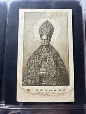 SANTINO HOLY CARD SAN GENNARO PATRONO DI NAPOLI