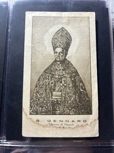 Santino holy card - holy, san